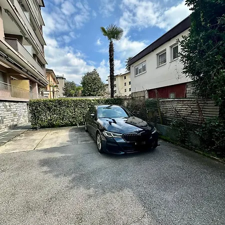 Garden Apartment, 5 Minutes To Maggiore, Near Locarno, Private Parking Lot